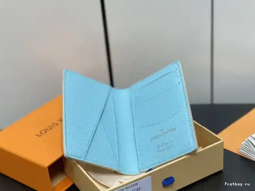 First bag ru Pocket cm LOUIS Organizer-7.5*11.1*1 VUITTON 0323
